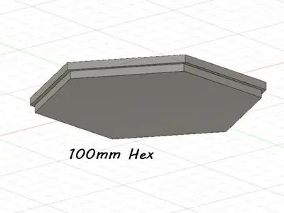 100mm Lid for Hex container