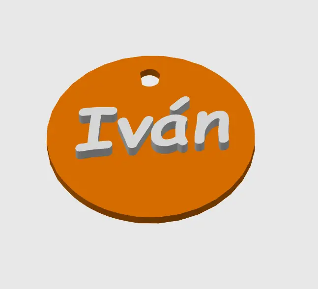 chapa nombre Iván