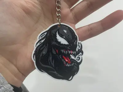 Venom Keychain