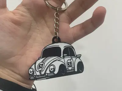 Beetle Keychain