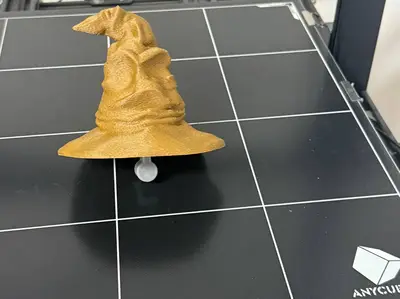 Sorting hat and mount accessory for HP wand display stand