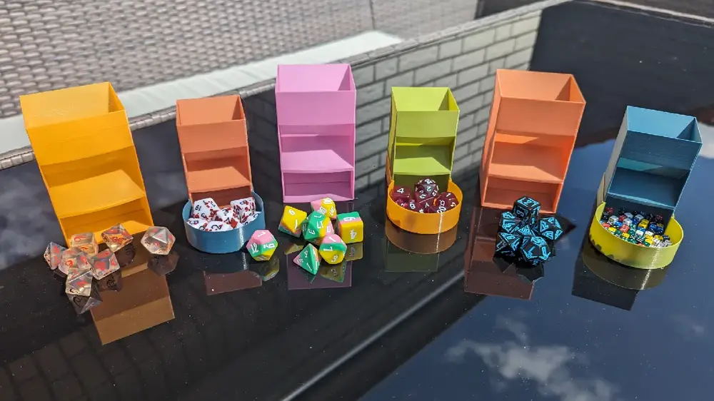 Spiral Vase Dice Tower