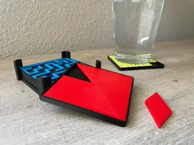 Interactive Puzzle Coasters!