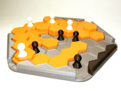 Juego hexagonal equilibrio puzle