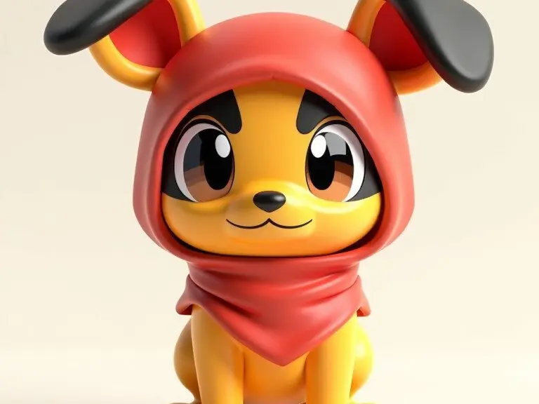 Ninja Dog miniature