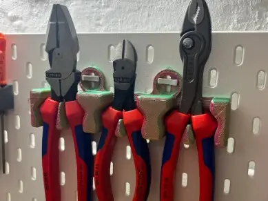 Soporte Knipex para IKEA SKADIS (capacidad para 3 herramientas)