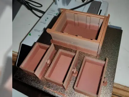 Mini cómoda de 3 cajones