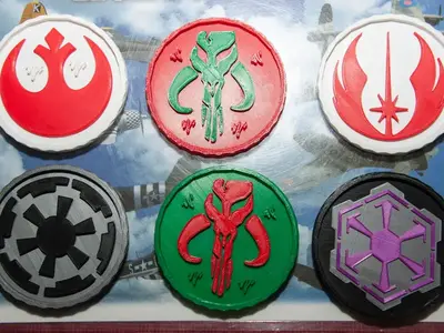 Star Wars themed drink mats