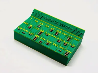 Resistor Depot / Organizer v2.0