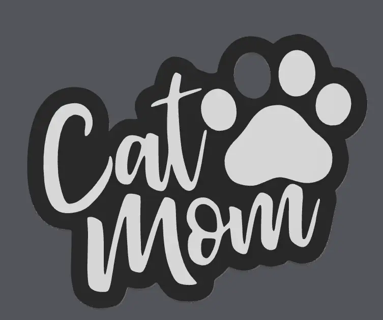 CatMom Keychain