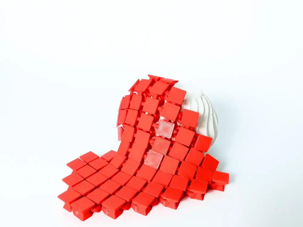 A Heart of Modern Design – Fabric Heart Sculpture
