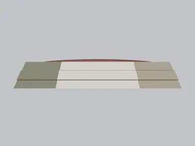 Hexagonal base with edging for figure - base redonda con ribete para figura