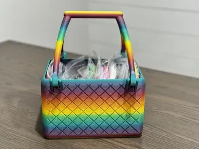 Print in Place Basket w/Handles