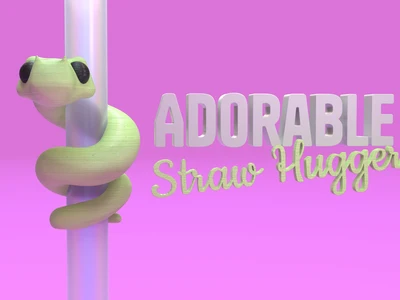 Lucky Snake - Straw Hugger & Travel Companion