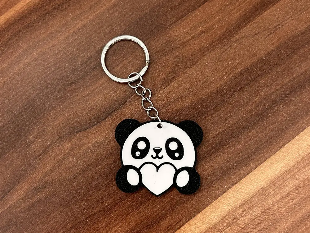 Cute Panda Keychain