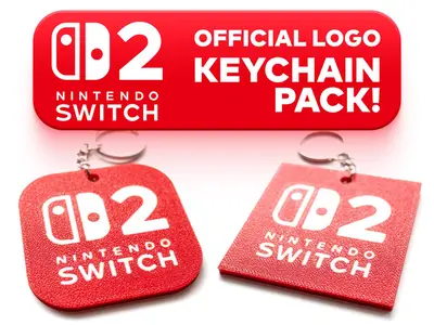 Nintendo Switch 2 - Official Logo Keychain Pack!