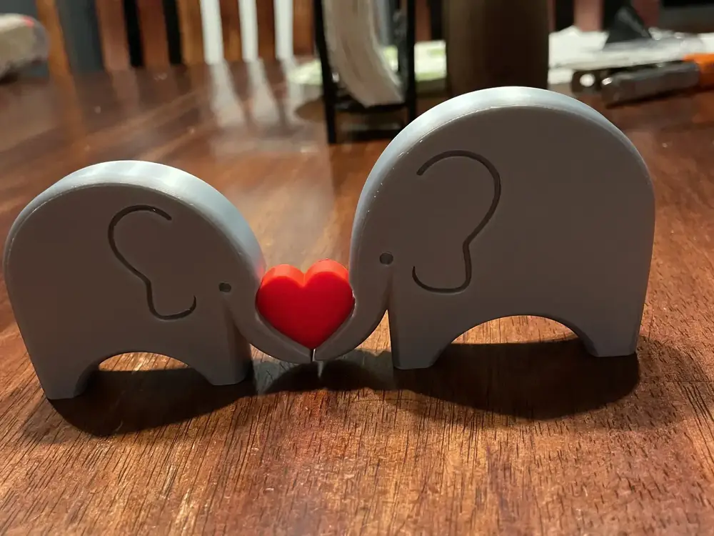 San Valentines Day Elephant Puzzle