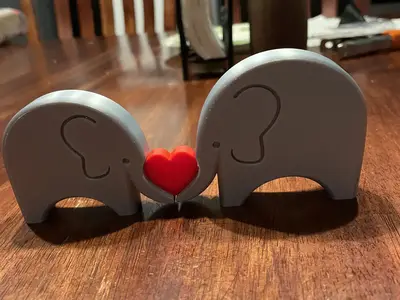 San Valentines Day Elephant Puzzle