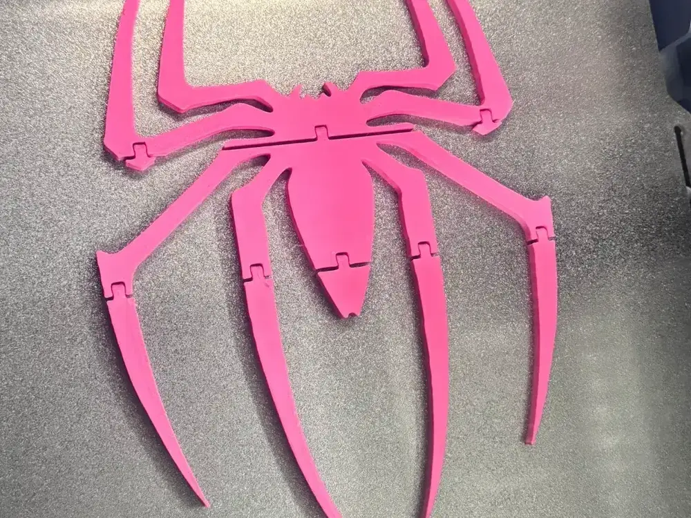Spiderman emblem flexi toy