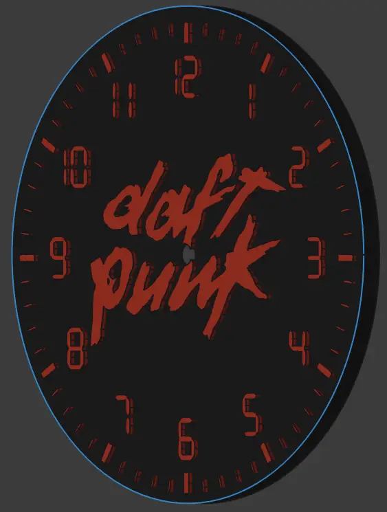 Reloj inspirado en Daft Punk