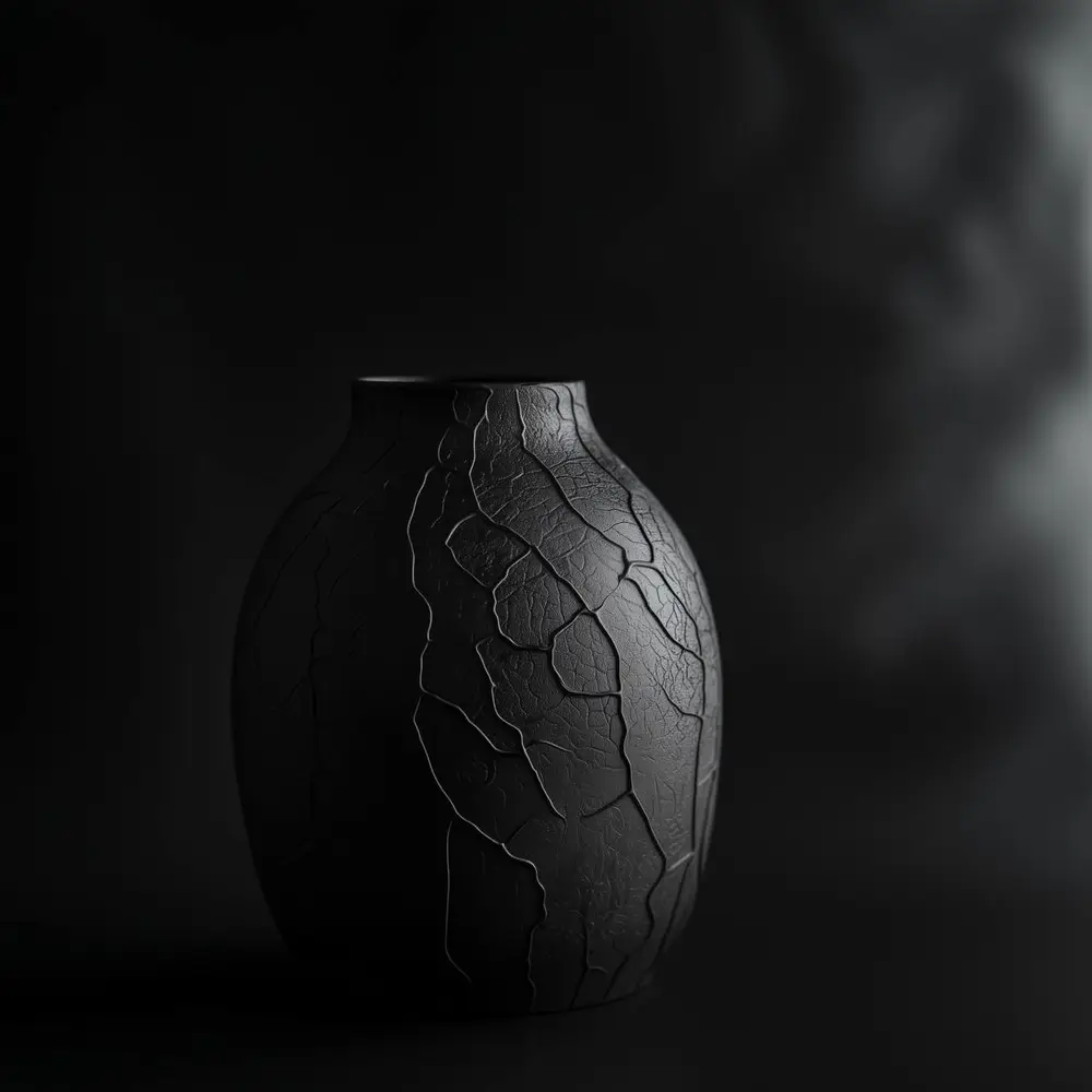 Dark Veins Vase