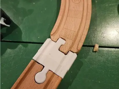 Juego de adaptadores para macho y hembra de vías del tren de LIDL a vías Thomas &  Friends