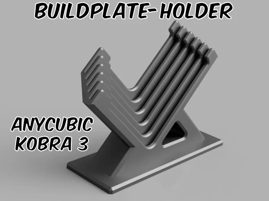 Druckplatten Halter Anycubic Kobra 3