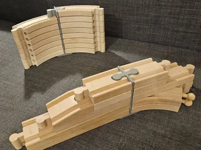 Injertos para almacenar vías del tren de la marca Lidl, compatibles con IKEA y enganche de vías