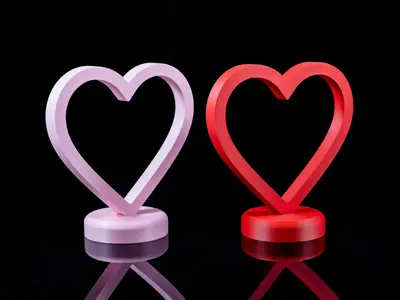 Valentine's Day Minimalist Heart Decor