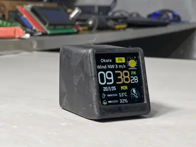 Portable Mini Weather Station: Real-Time Weather Updates with Web Configuration