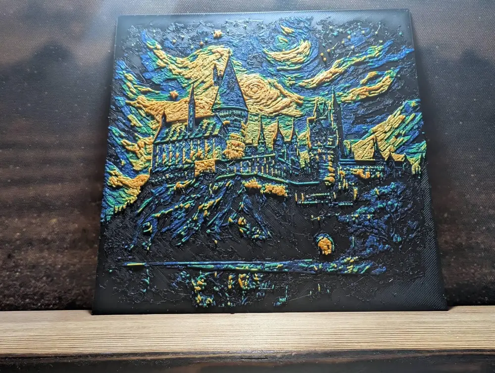 Hogwarts Aquarell Hueforge