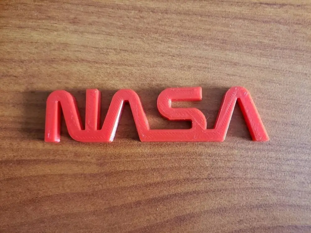 NASA Logo from the space