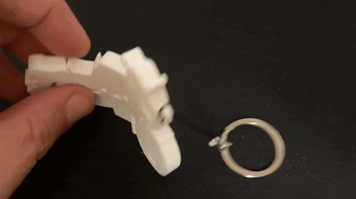 Motorcycle keychain
