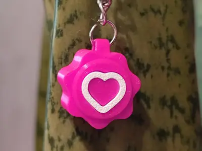Gonggi Heart Keychain - Valentine's Day