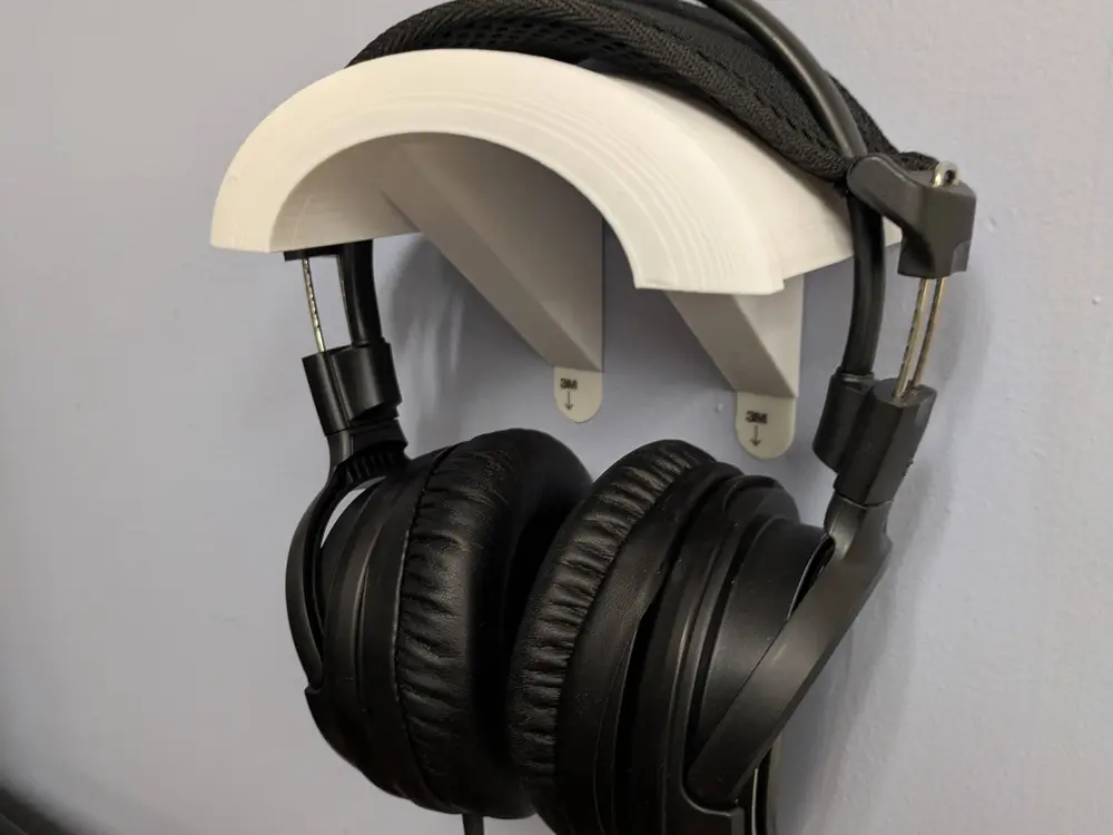 Extra Wide Wall-Mounted Headset Hanger