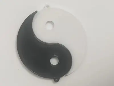 太极情侣钥匙扣，以阴阳之道，锁情人节浪漫深情