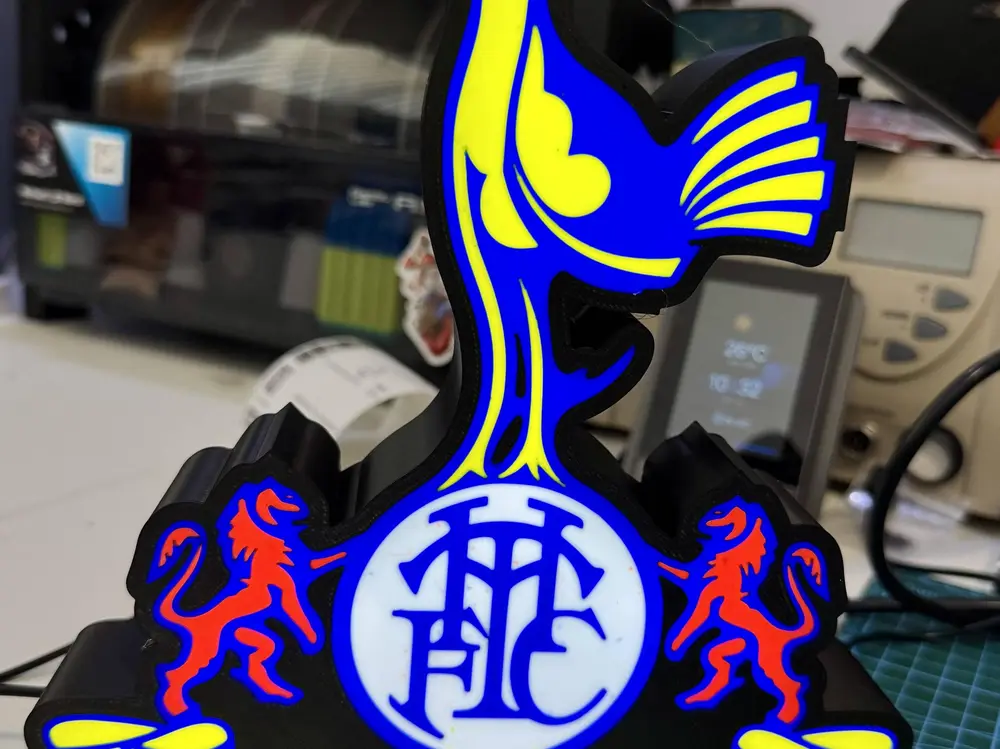 Light Up Sign/Logo: Tottenham Hotspurs Football Club Full Logo