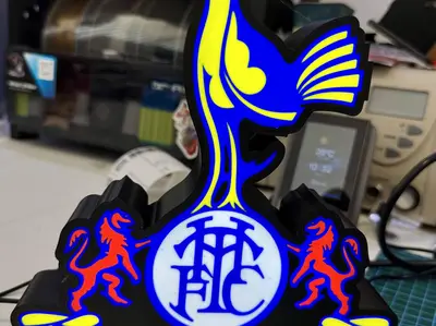 Light Up Sign/Logo: Tottenham Hotspurs Football Club Full Logo
