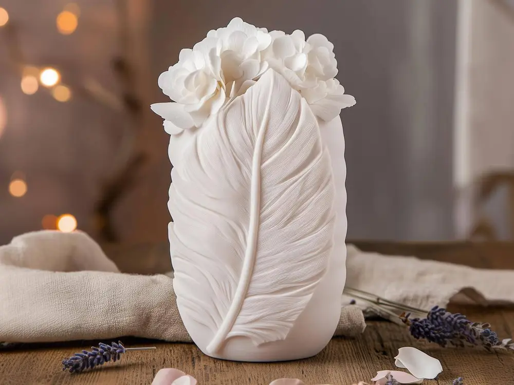 Feather Bloom Vase