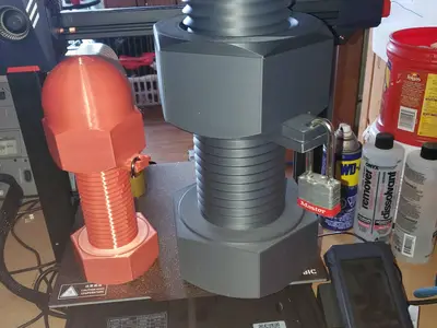 Nut and Bolt Piggy Bank Large