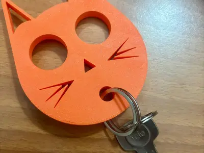 Cat Keychain