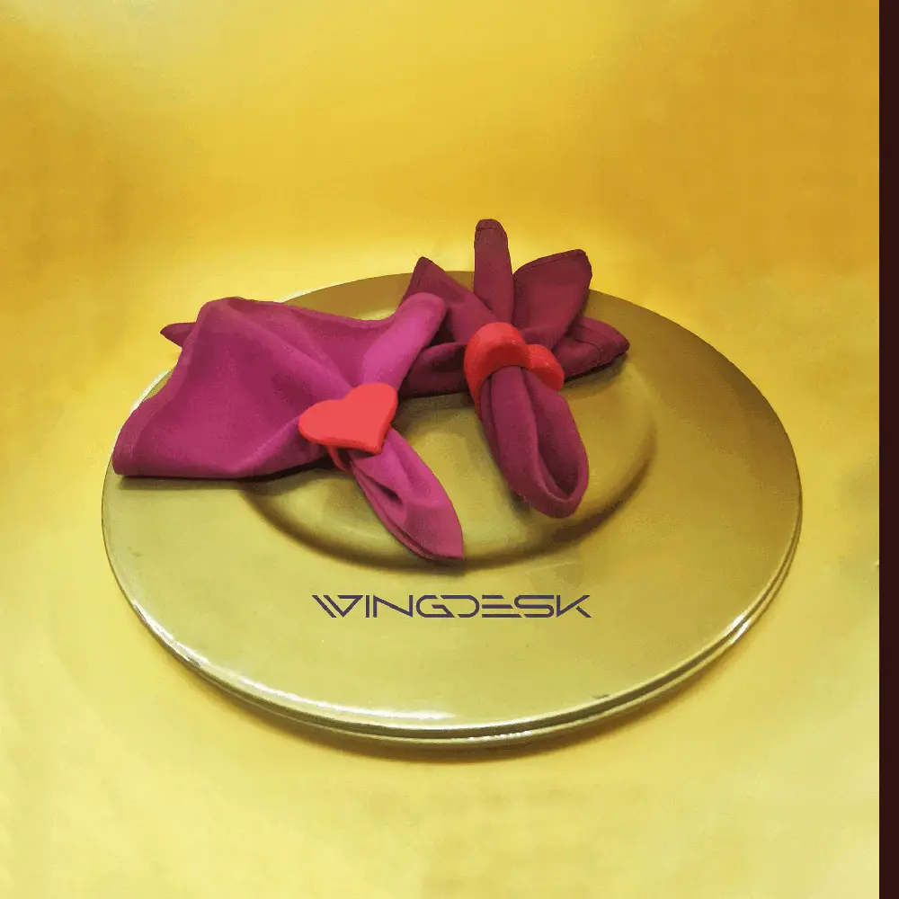Romantic Heart Napkin Ring