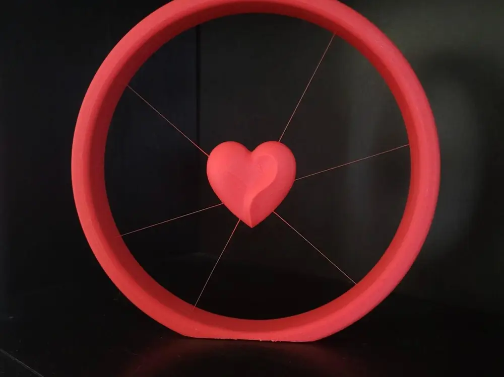 Suspended Heart - Print in Place!
