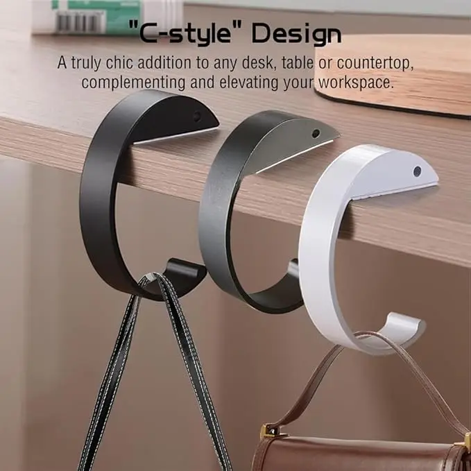 table and chair bag hanger, portable bag holder