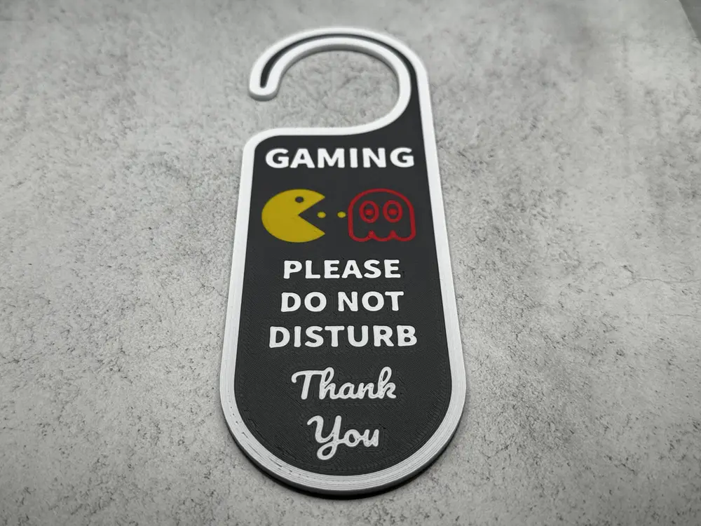 Old School Gaming Do not disturb door sign