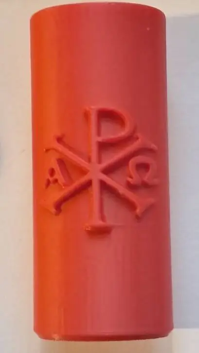 RO CHI (ALPHA AND OMEGA)  LIGHTER SLEEVE FOR BIC LIGHTERS