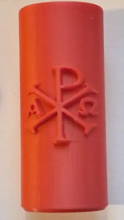 RO CHI (ALPHA AND OMEGA)  LIGHTER SLEEVE FOR BIC LIGHTERS