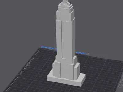Empire State Building skyscraper miniature