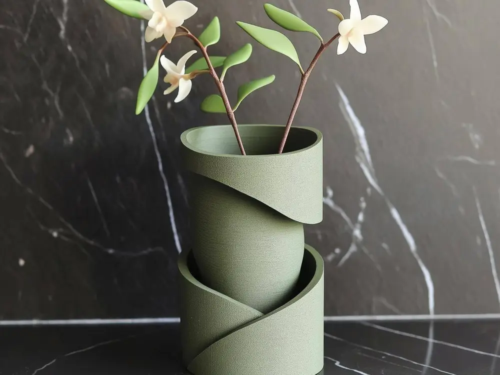 Spiral Embrace Vase