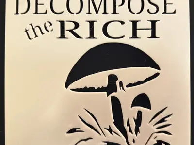 Decompose the rich Mushroom Stencil